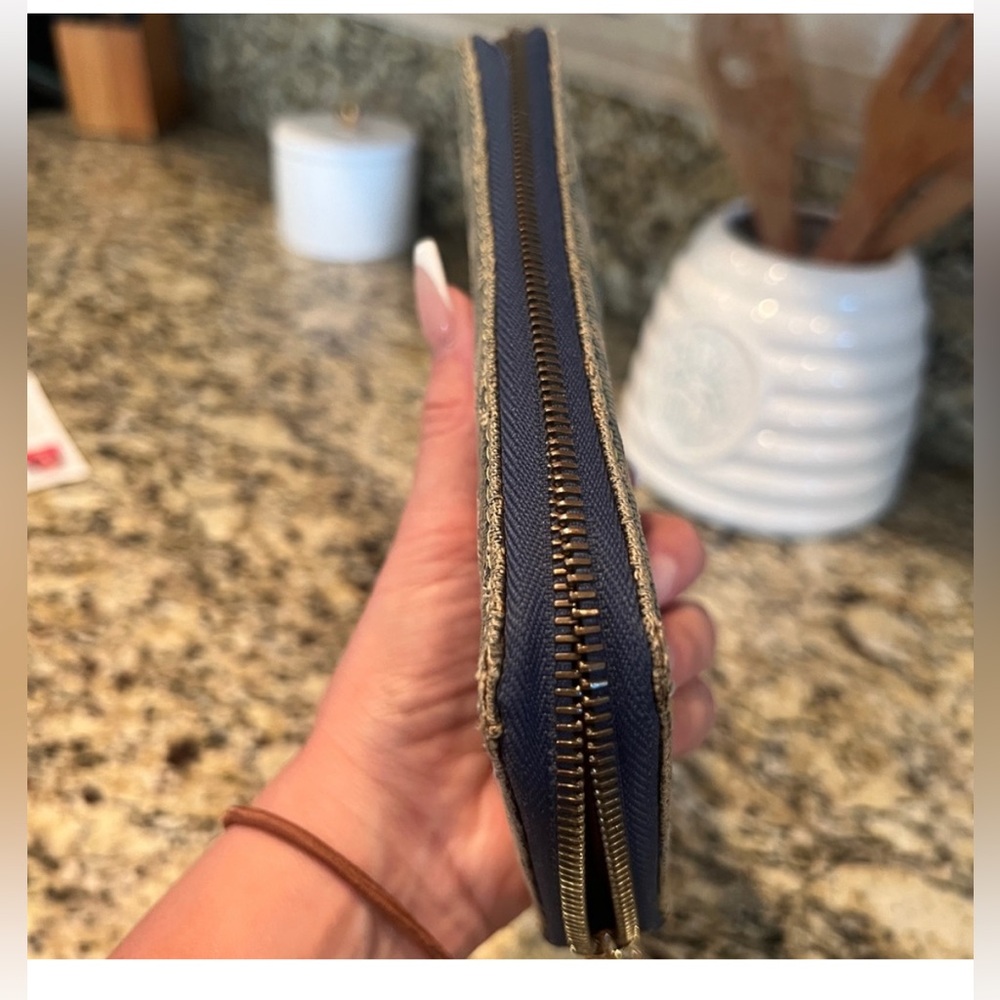 Authentic Louis Vuitton Denim Monogram Wallet - Picture 6 of 8